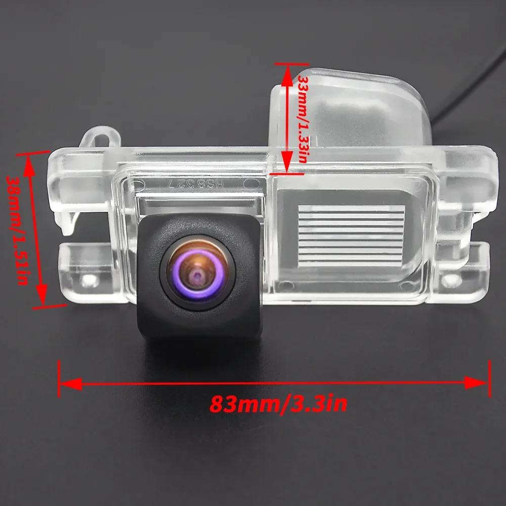 HD 1280*720 Fisheye For subishi Pajero Pinin TR4 iO America Version L200 Triton Car Rear View  Backup Reverse Parking Camera