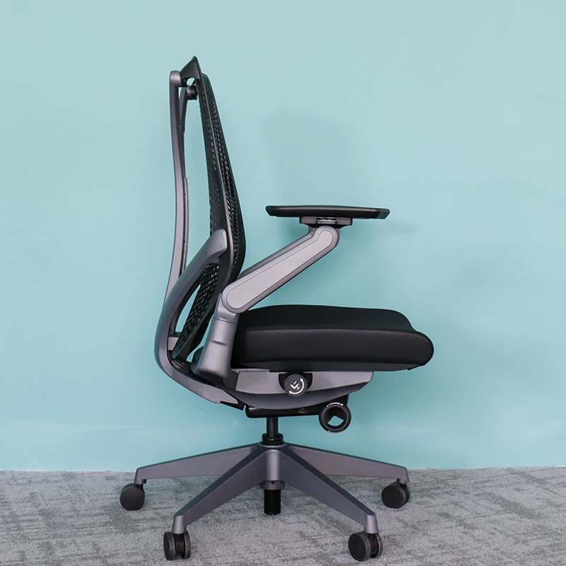 Muebles de oficina en casa modernos de lujo, reposabrazos 3D, silla giratoria de malla ergonómica ejecutiva CEO