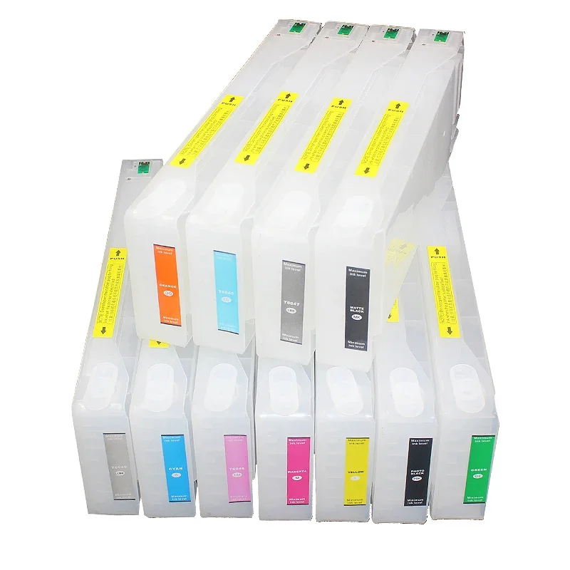 Imagem -06 - Xiong Cai 11 Cores T8041 T8041-t804d Tinta Recarregável Vazia Dgedgeprinter 700 ml pc para Epson Cor Certa P6000 P7000 P8000 P9000