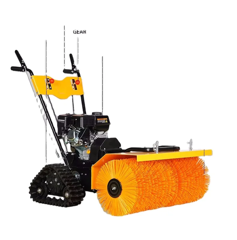 Diesel Snow Removal and Cleaning Vehicle Wheel Remote Control Snow Pushing Robot Pure Electric Snow Removal Machine