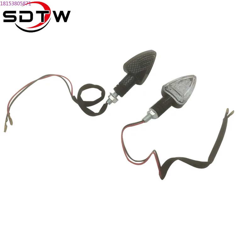 Треугольный светодиодный указатель поворота со стрелкой для мотоцикла, внедорожник, электромобиль, сигнал 12 В, указывающий поворотник