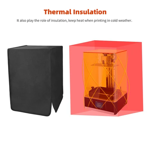 Imagen 2 del producto Cubierta protectora de aislamiento para impresora 3D, cubierta opaca para ANYCUBIC Photon Mono X LCD, resina, 5,5 pulgadas/8,9 pulgadas