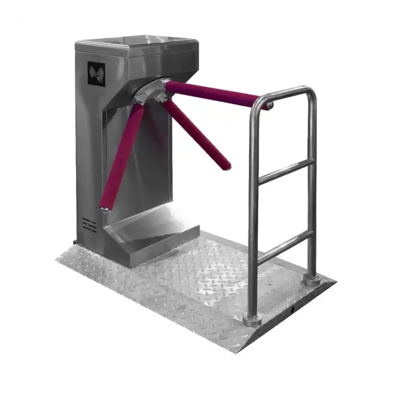 Roller Gate Pedestrian Traffic Portable Control Vertical Portable Three Roller Gate Tripod Turnstile