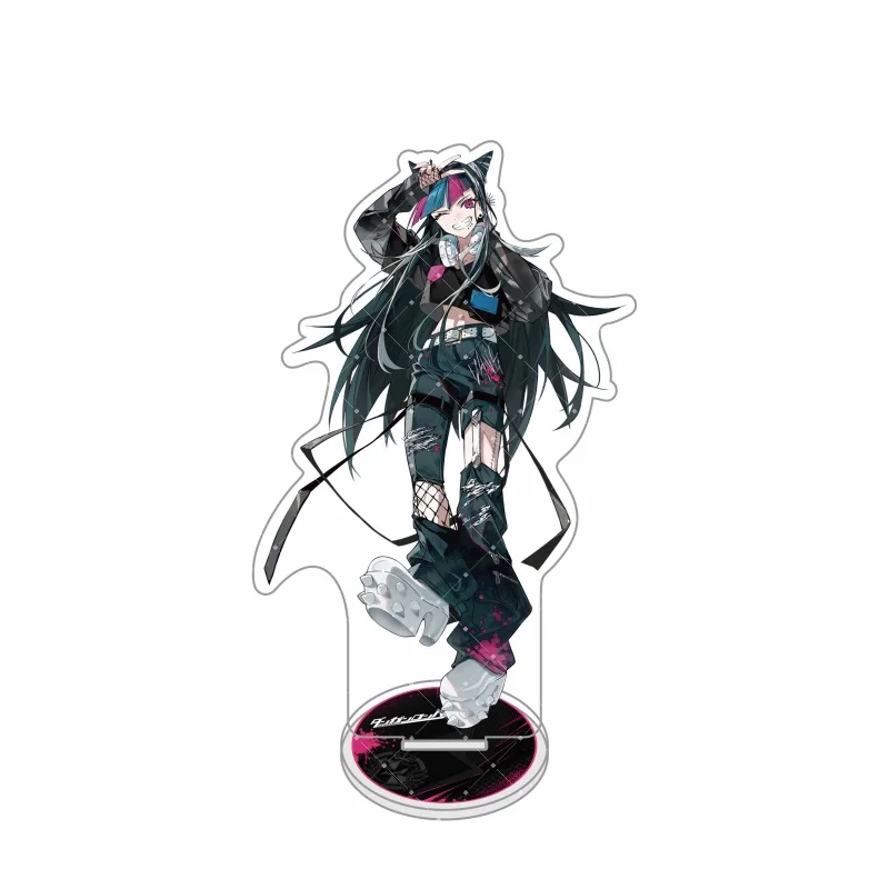 HOT Danganronpa Junko Enoshima 15cm Acrylic Stand Anime Figure Display Ornament Key Chain Bag Pendant Gift