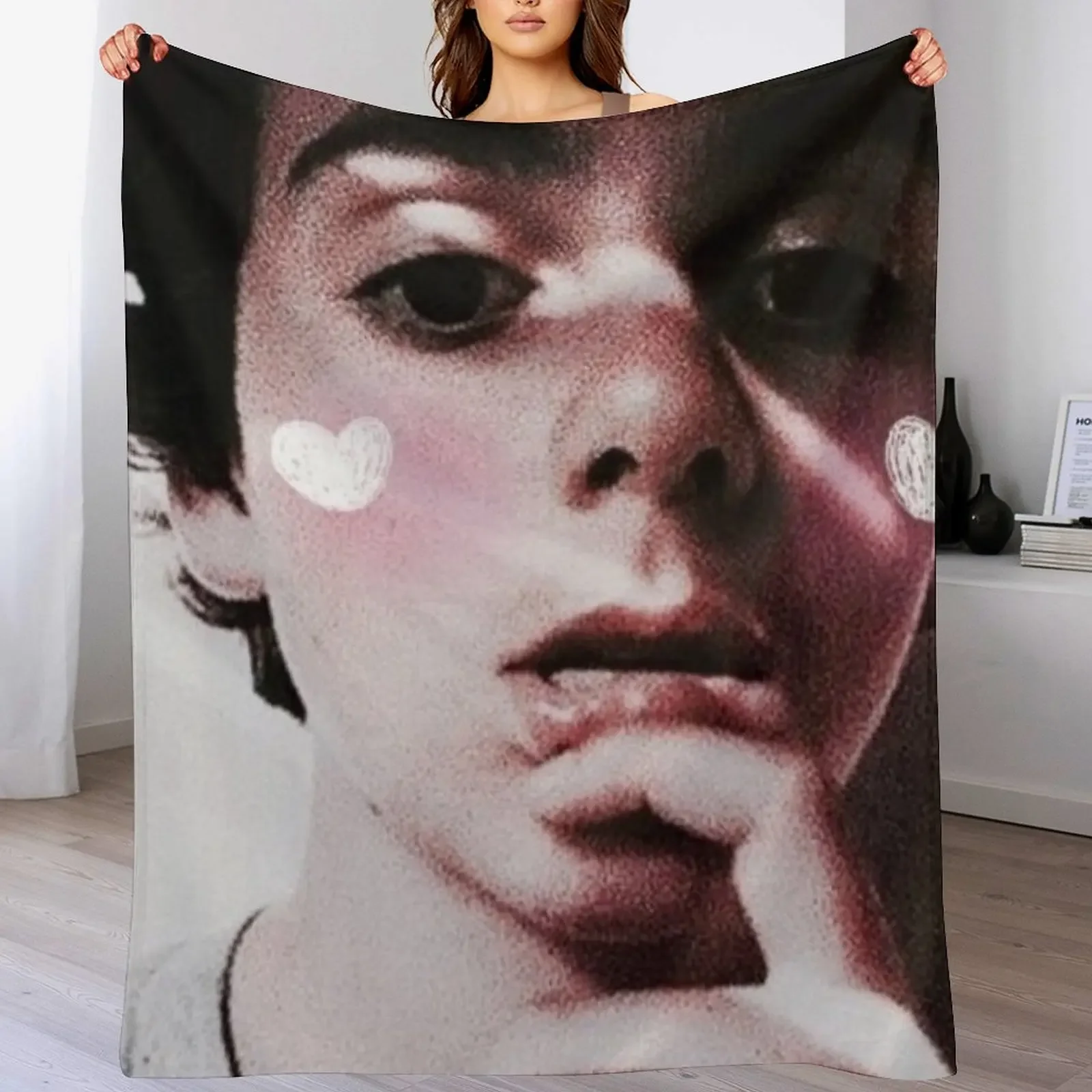 

jack dylan grazer Throw Blanket Color Fast Cozy Throw Blanket