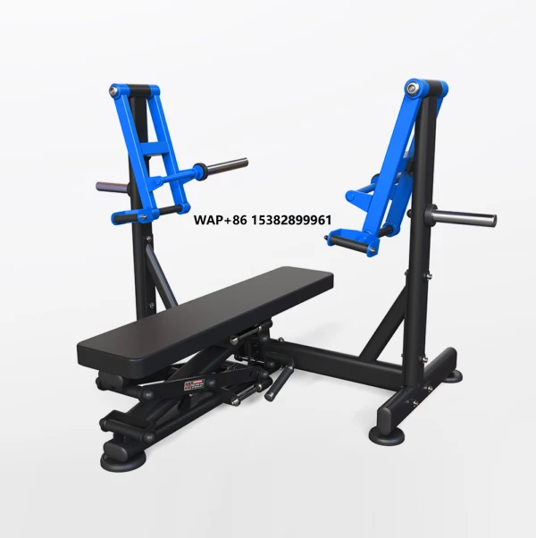 

Commercial Equipo De Gimnasio Strength Training Equipment Plate Load Chest Trainer Flat Bench Press Chest Press for Fitness Club