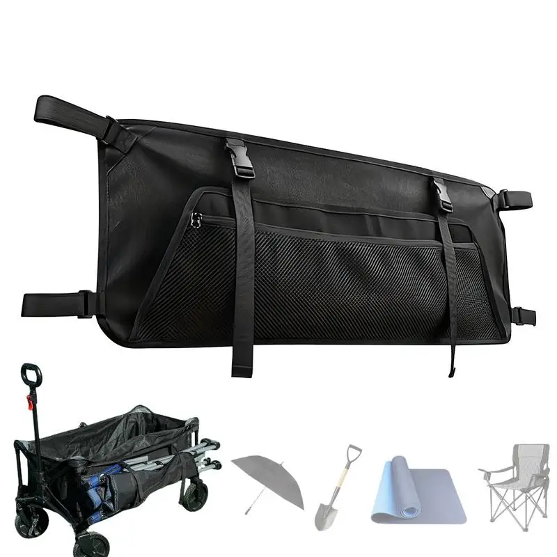 Camping Cart Storage Bag Portable Outdoor Travel Large Capacity Luggage Foldable Wheel Trolley Camping Storage Bag accessory