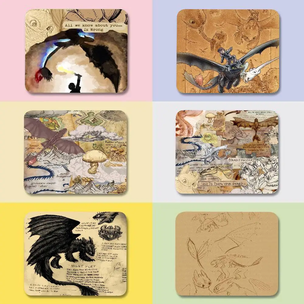 

Anime H-How To T-Train Your D-Dragon Game Small Mousepad Computer Desk Mat Table Keyboard Pad Laptop Cushion Non-slip Deskpad