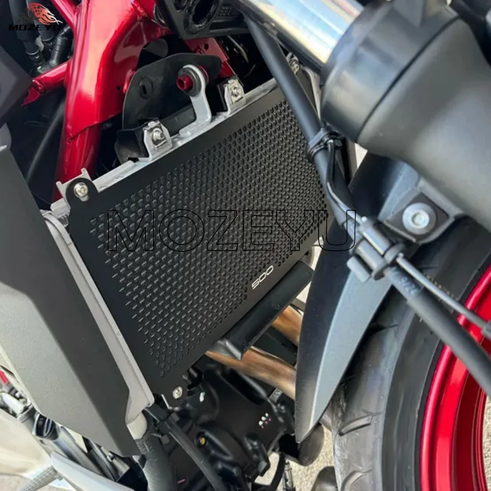 

For Kawasaki Z400 Eliminator Ninja 400 450 Z 500 SE ABS 2023 2024 2025-26 Z500 Motorcycle Radiator Guard Protector Grille Cover