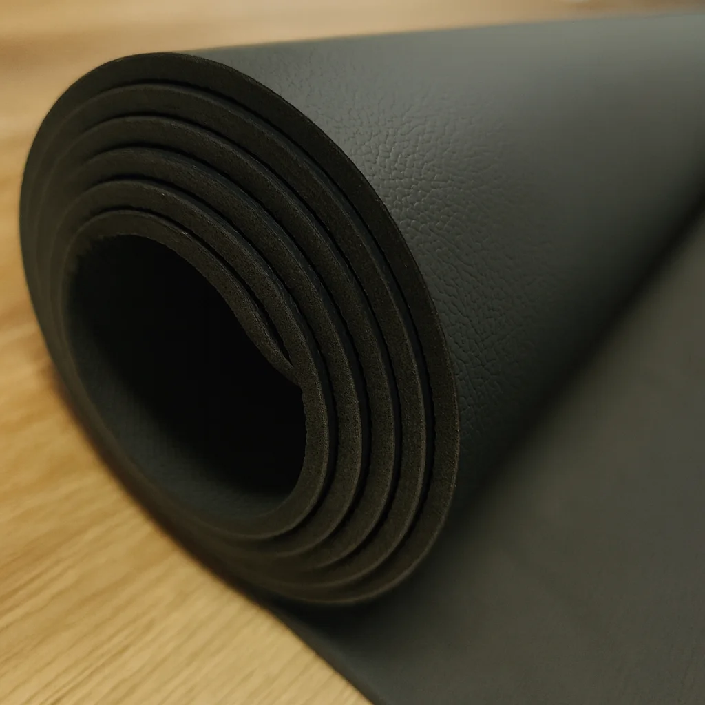 

Коврик для йоги из искусственной кожи высокого качества | Экологичный нескользящий коврик для фитнеса и упражнений толщиной 4 мм, заводская поставка с индивидуальным логотипом