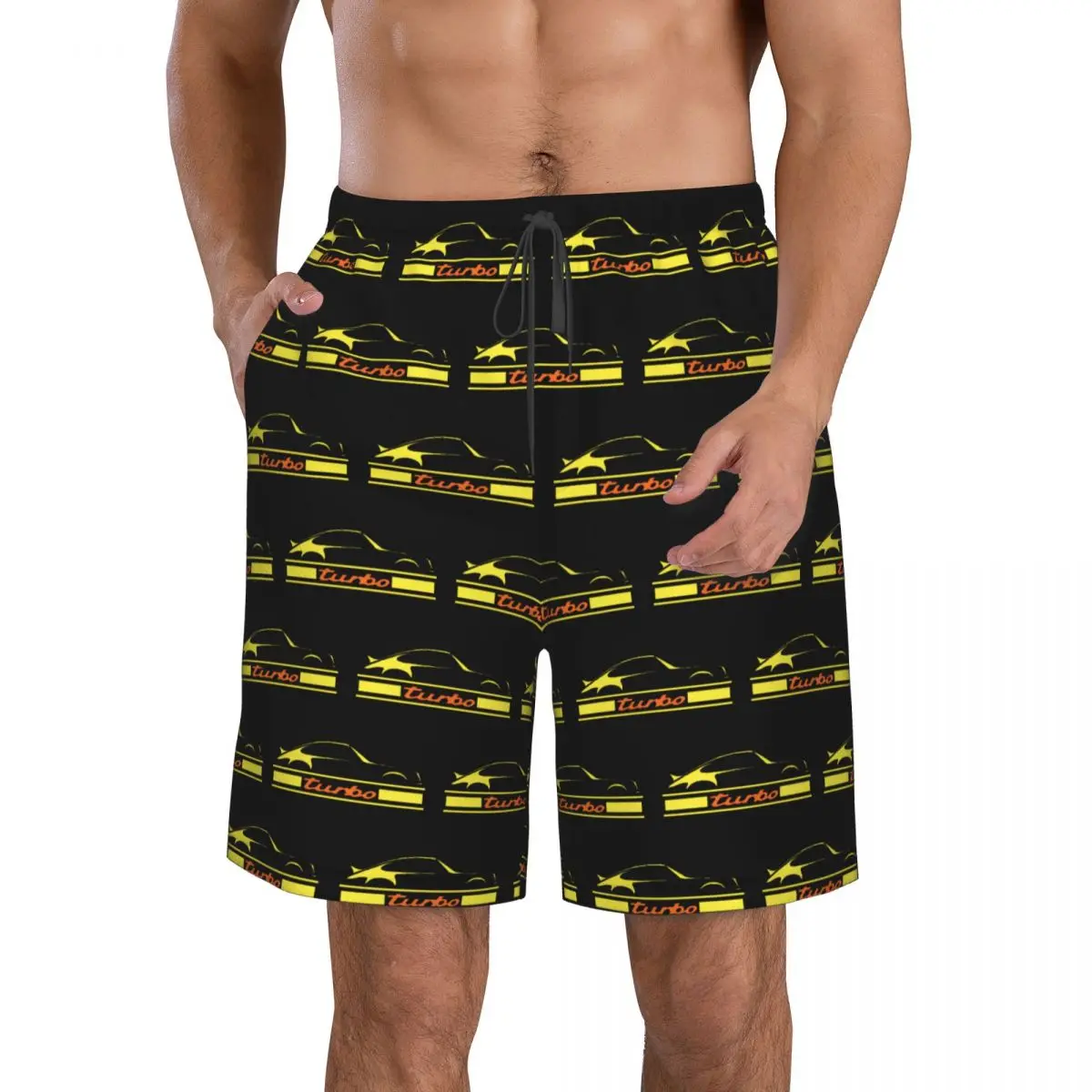 

Turbo 911 Trunks Beach Board Shorts Casual Quick Dry Swim Summer Men Pants