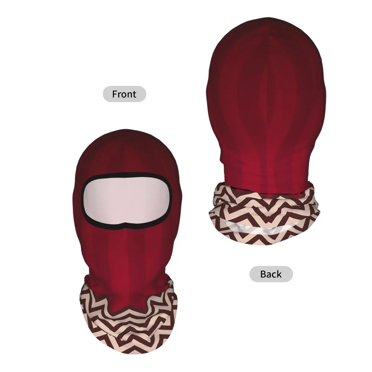 Twin Peaks Red Room Breathable Thin Balaclava Full Face Mask Sun Protection Neck Gaiter For Motorcycle Fishing Outdoor