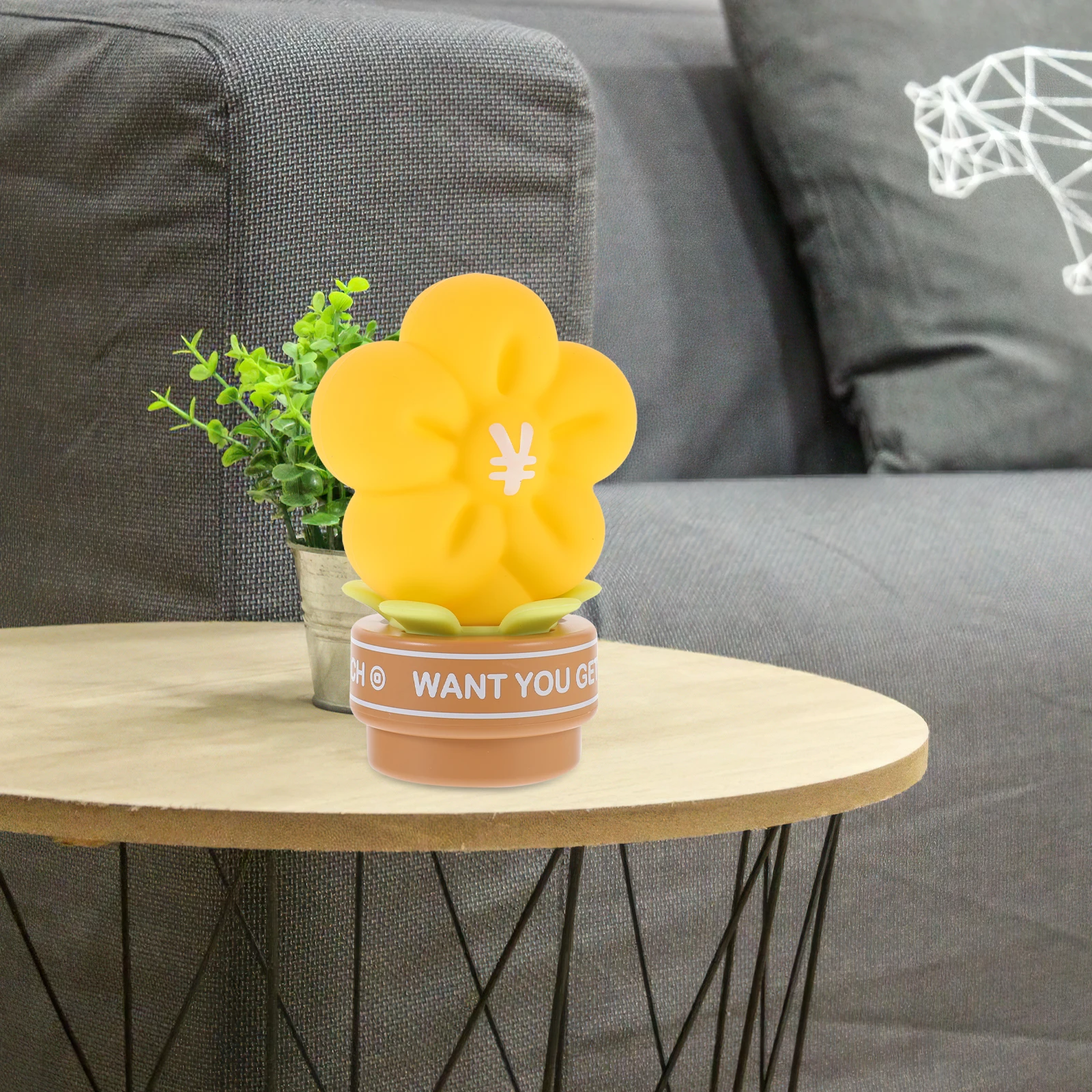 

Creative Silicone Night Cartoon Flower Usb Bedside Lamp Bedroom Ambient Light Cute Table Adorable Night Light For Dorm