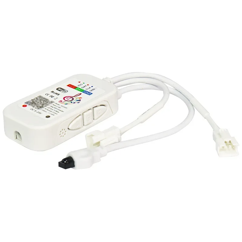5-24V Tuya Wifi Pixel Controller for WS2811 WS2812B Addressable LED Strip Pixel Module Light Smart Alexa Google Music Controller
