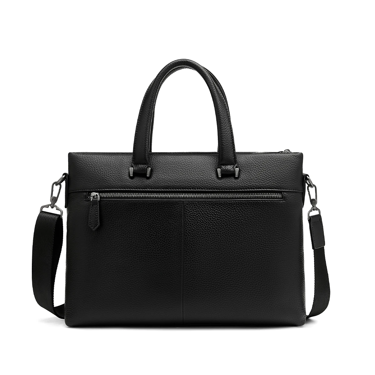 LAORENTOU Men's Genuine Leather Business Briefcase Bag Messenger Shoulder Handbag