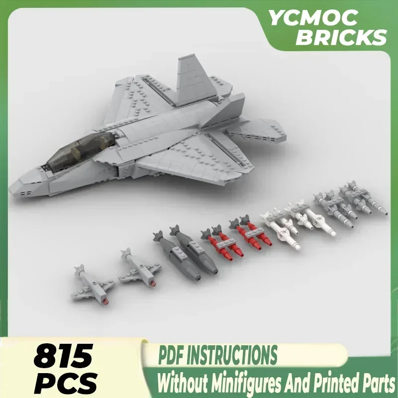 Military Model Moc Building Bricks American F-35 Lightning II Fighter Technology Blocks Gifts Christmas Toys DIY Sets Assembly