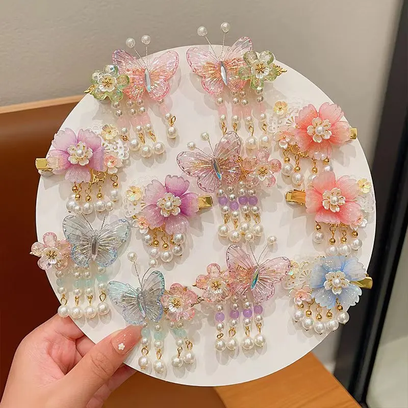 2pc Cute Women's Boutique Hair Accessories Resin Sweet Cute Hair Clips Suitable for Girls' Daily Activities Wear Elegant Hairpin