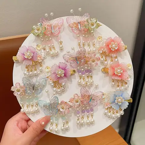 Pinces à cheveux en résine pour femmes, accessoires de boutique mignons, épingle à cheveux élégante, adaptée aux filles, 03/activités, 2 pièces