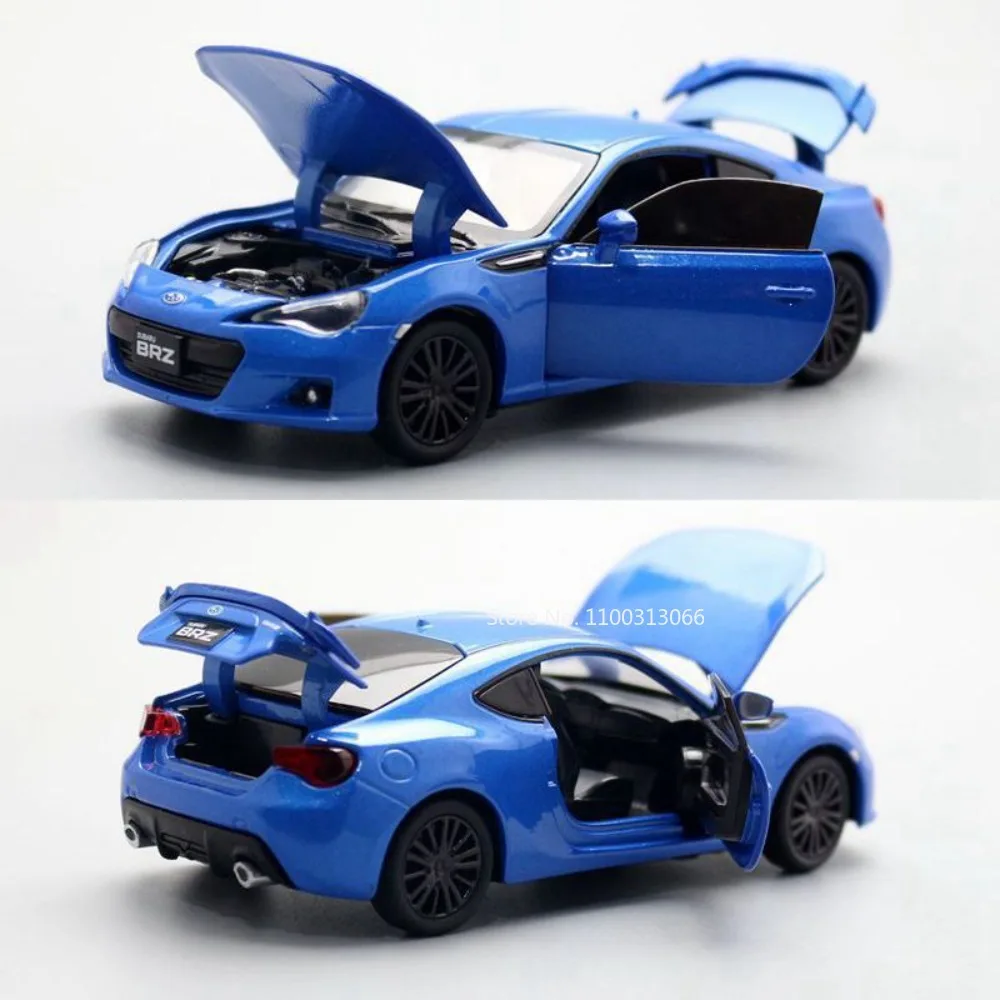 1:32 Subaru BRZ Alloy Car Model Diecast Metal Sport Car Toy with Light Sound Simulation Vehicle Model Children\'s Gift Collection