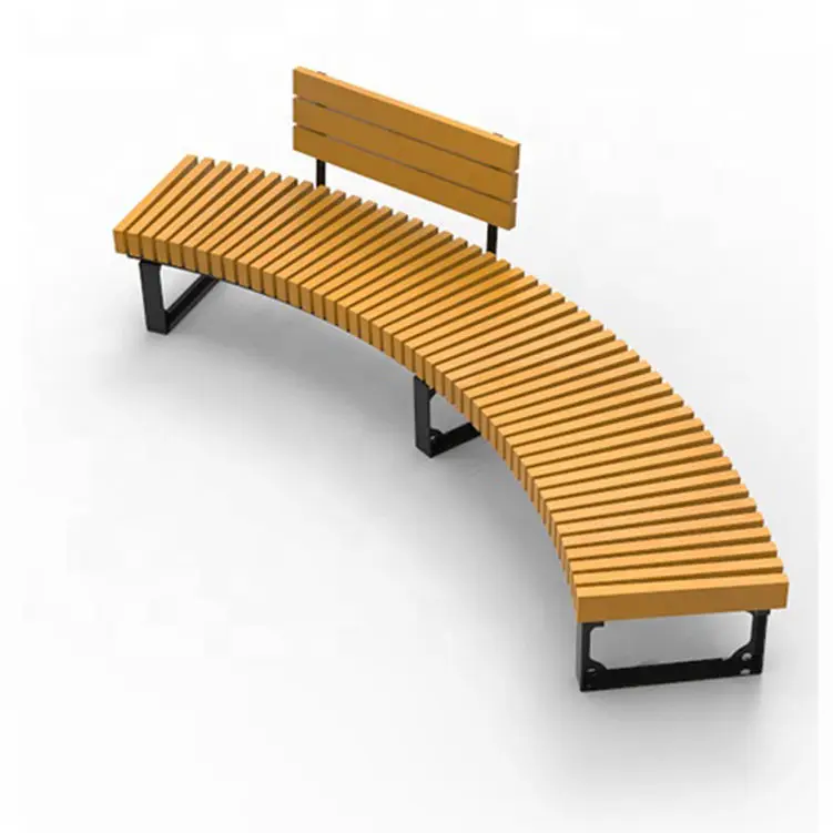 

Customized Outdoor Garden Park Wood Bench Public Wooden Bench Chair