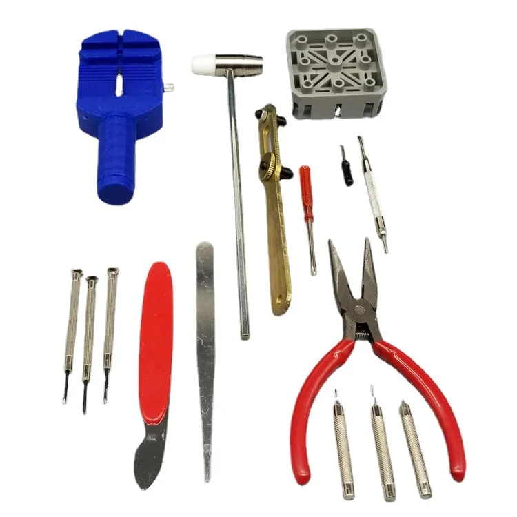 Multi-Function Watch Repair Tool Set, Strap Remover and Bottom Case Holder, Watch Opener for Battery Replacement & Maintenance