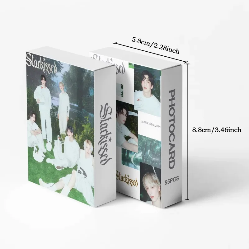 55 قطعة TXT STARKISSED مجموعة بطاقات الصور الرسمية تحصيل K-POP ملصقات مروحة ميرش هدية فكرة MOA مروحة نادي أساسيات