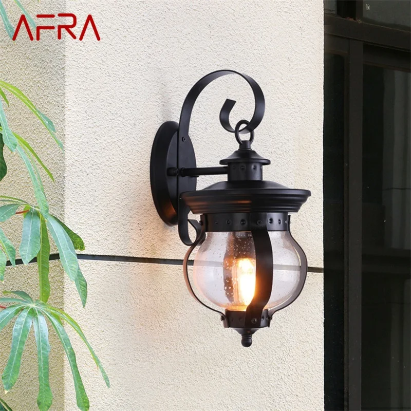 

·AFRA Outdoor Retro Wall Light Classical Sconces Lamp Waterproof IP65 LED For Home Porch Villa