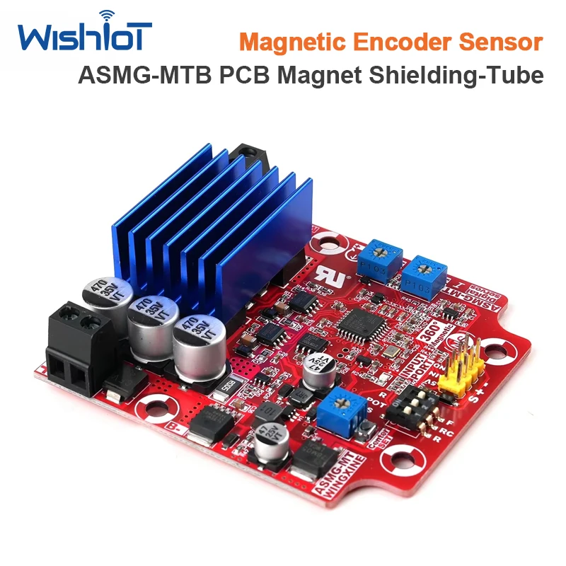 

PCB Control Board for 500kg ASMG-MTB Magnetic Encoding 360 Degree High Torque Digital Servo DC 12-24V Large Robotic Manipulator