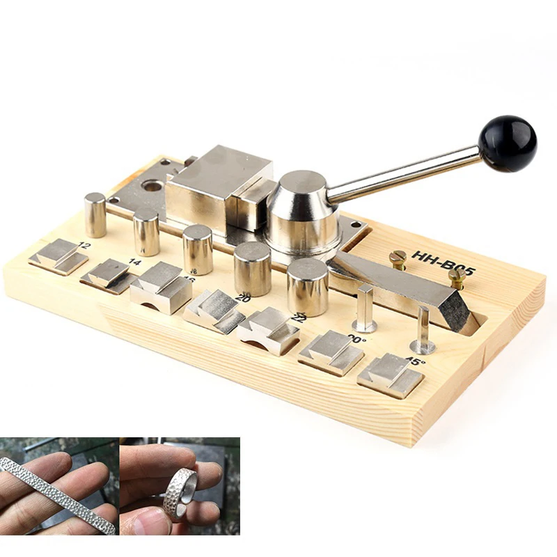 

Goldsmith jewelry making tool high quality steel silver gold ring forming machine jewellery bender set