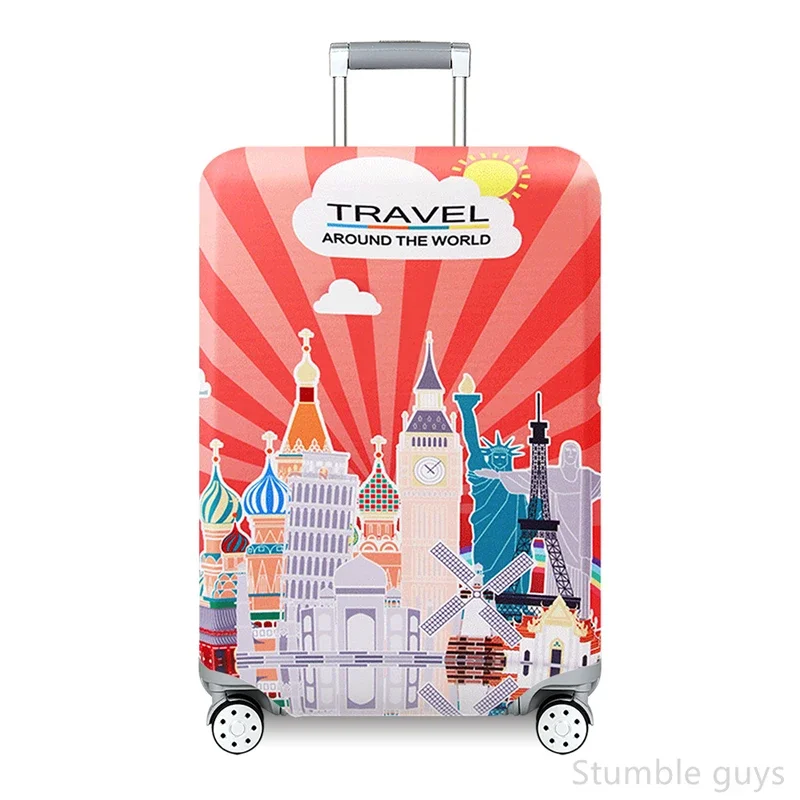 

Премиальный эластичный защитный чехол для багажа от царапин, пыленепроницаемый, прочный, моющийся, практичный, подходит для чемоданов 18-32 дюймов