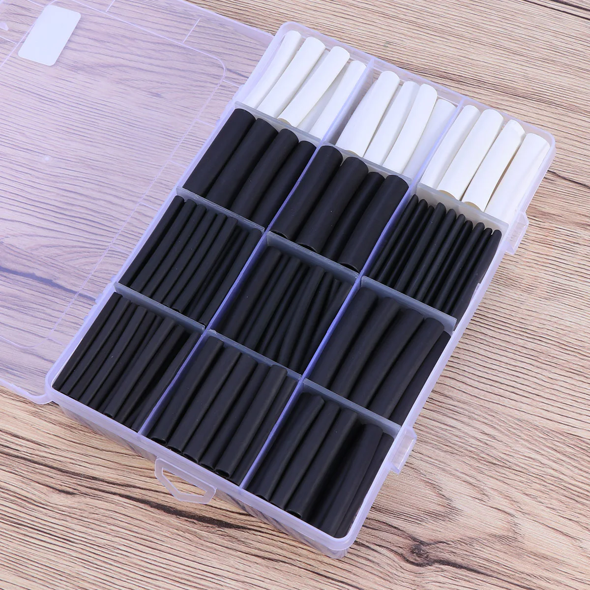 

301Pcs Halogen- Retardant Heat Shrinkable Sleeve Wire Insulation Bundling Shrink Tubing Shrink Wrap Tubing
