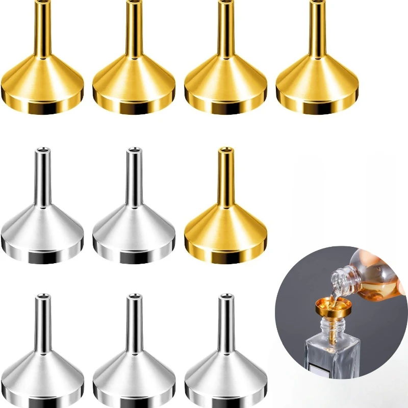 100-50-pcs-mini-funis-de-metal-para-encher-garrafas-pequenas-transferindo-recarga-liquida-perfume-ferramenta-de-distribuicao-de-oleo-essencial-perfume