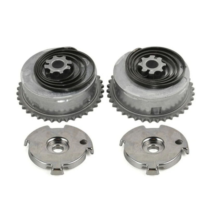 1Set Silver 11367583207 11367583208 Intake & Exhaust Camshaft Adjuster Sprocket Fit For-BMW N51 N52 N55