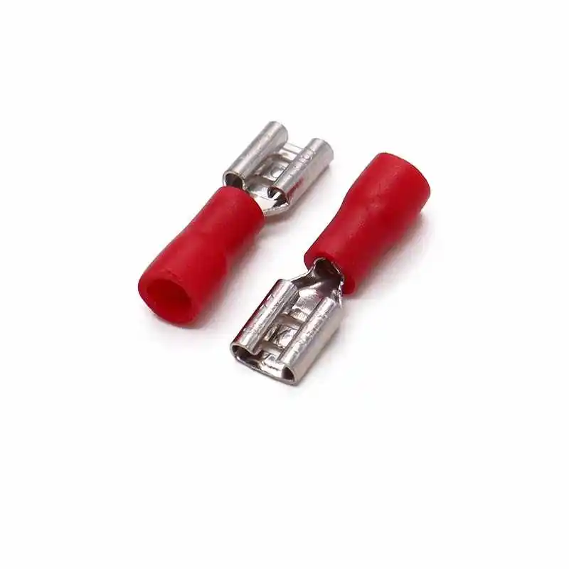 Female and Male Pre-insulated Cold Press Terminal FDD1.25-110/250 Contact Spring Insert for Plug-in Wiring