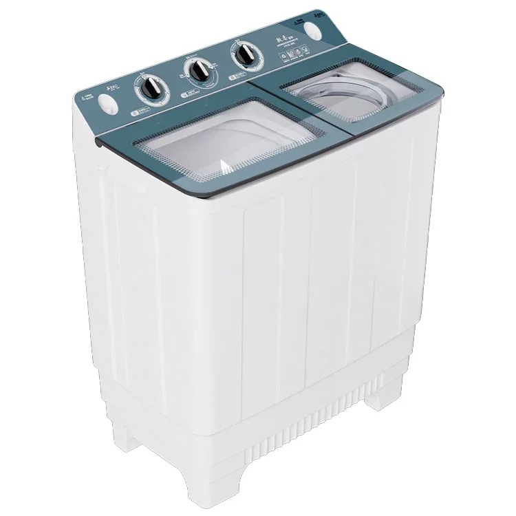 15KG Double Tube Washing Machine Semi-automatic Washer Top Loading Washing Machine with Dryer