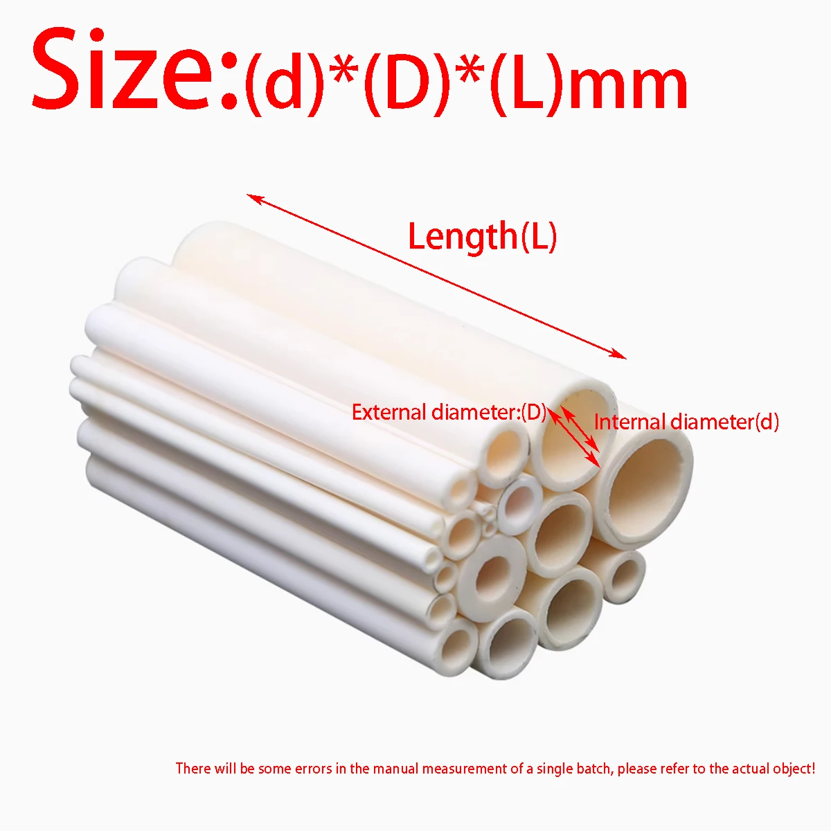 99% Alumina Ceramic Tube Corundum Tube, Hollow Insulating Ceramic Sleeve