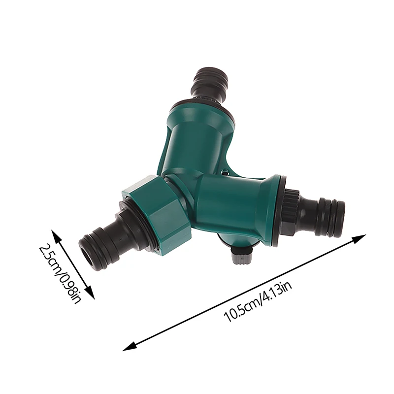 Lawn Irrigation Spray Heads Tube Splitter Y Adaptor Screw Hose Pipe Splitter Garden Hose Pipe Connector Tap Connector