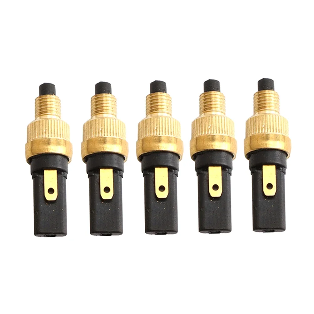 

5-Piece Universal 6mm Copper Motorcycle Brake Light Tail Light Front/Rear Brake Clutch Switch Plugs Suitable for Honda Yamaha