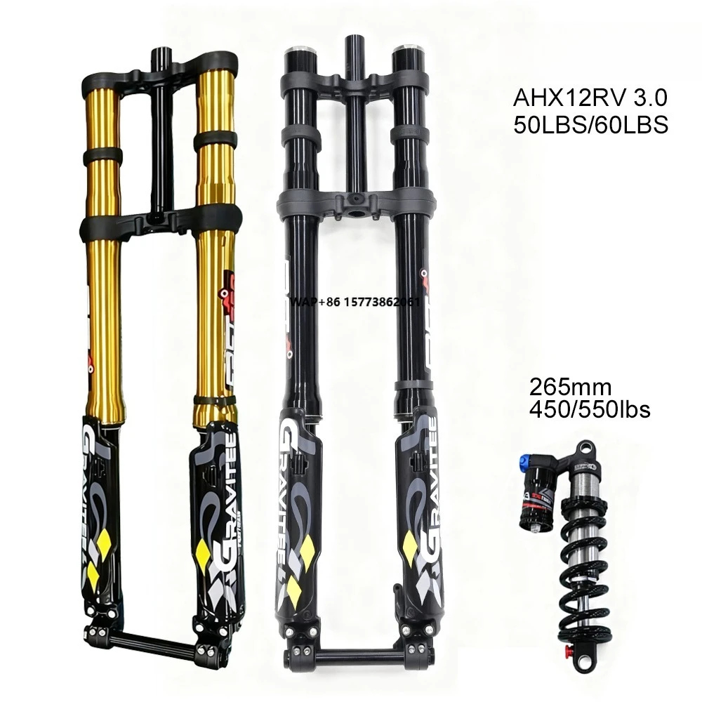 

Амортизатор Fastace AHX12RV 3.0V 60lbs для передней вилки, задний амортизатор BAD 53RC/72RC для электровелосипеда Surron MTB