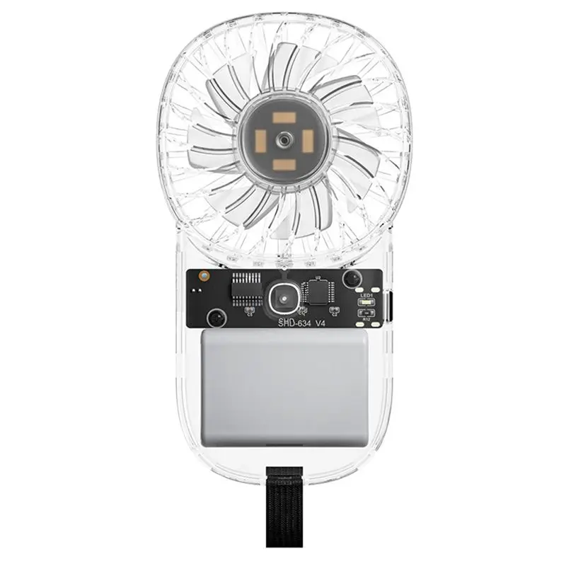 24-hour Hotsale Handheld Mini Fan Adjustable Speed Pocket Air Cooler Fan 1200Mah Outdoor Portable Fan For Outdoor Travel