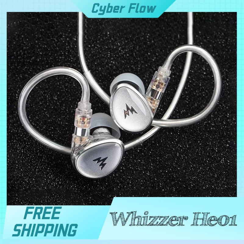 

Whizzer He01 Earphone Hi-Res Audio Kylin Iem Headset Hifi In Ear Bass Monitor Balance ​Armature Earphones Noise Cancelling Earbu