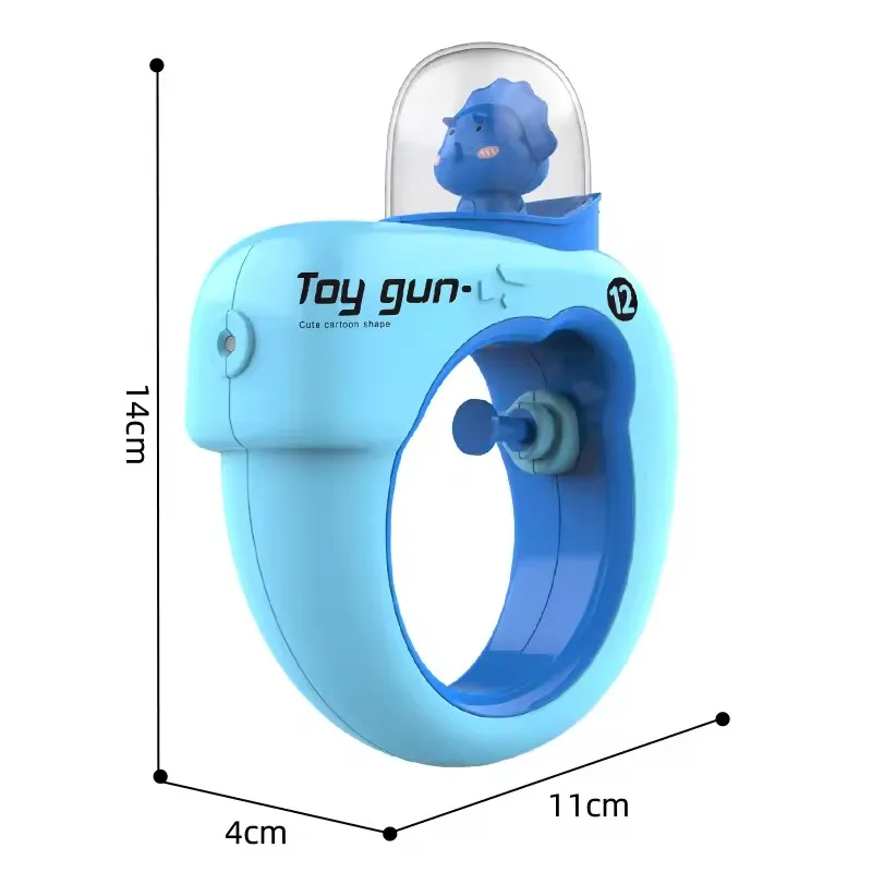 Kids Mini Cartoon Pressing Dinosaur Water Gun Toys Summer Water Splashing Bath Game Swimming Pool Outdoor Toys Beach Boys Girls