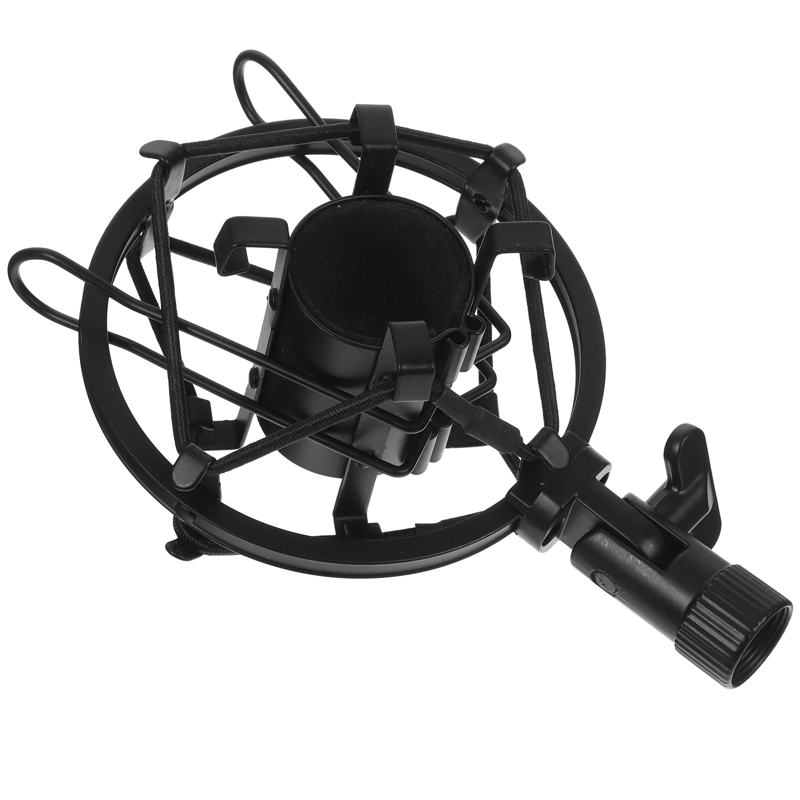 

1Pcs Microphone Shock Mount Stand Premium Condenser Mic Isolation Holder Noise Reduction Clip for Broadcasting Recording