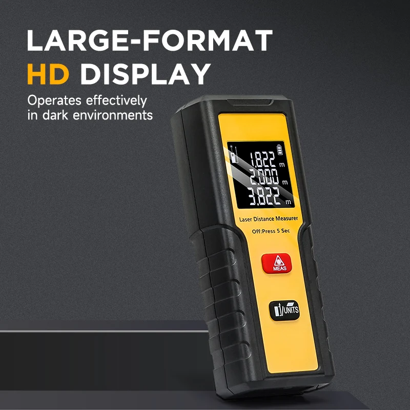 الليزر Rangefinder شريط القياس الرقمي 20 متر/40 متر/60 متر عالية الدقة الليزر مقياس مسافات أدوات الروليت الرقمية الصغيرة المدى مكتشف