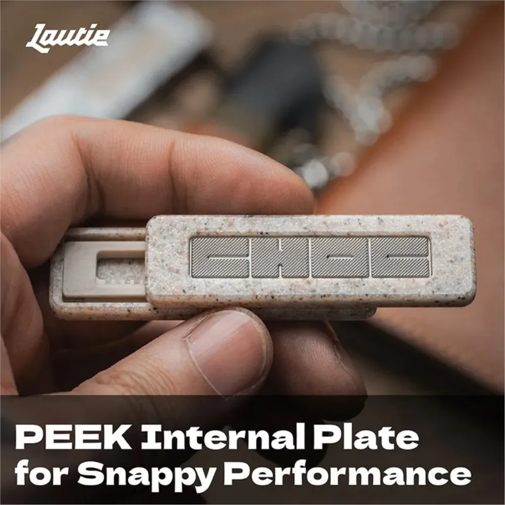 LAUTIE Choc Corian mécanique Fidget curseur Spywars série Original zéro vis conception Gadgets Escritorio anxiété jouet