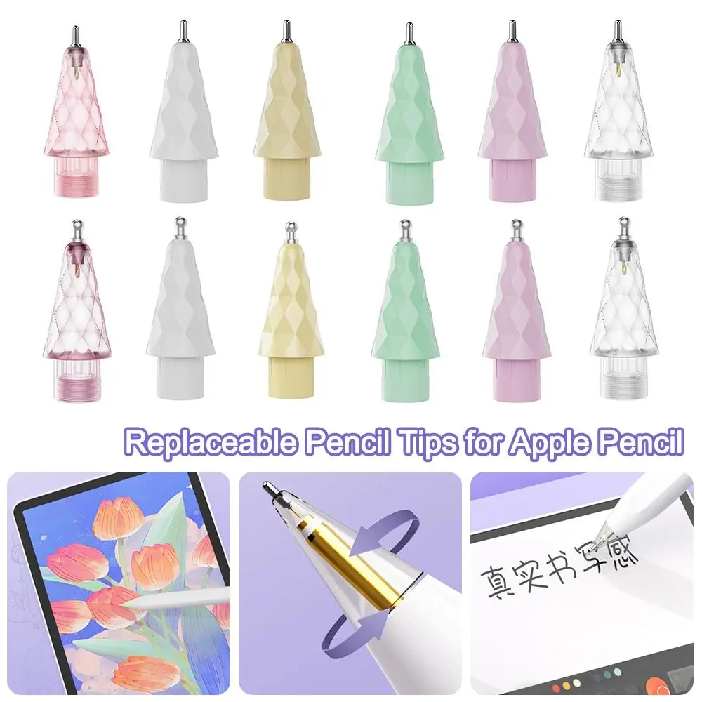 Portable Replaceable Pencil Tips Anti-scratch Shockproof Stylus Nib Tablets Pen Nibs for Apple Pencil