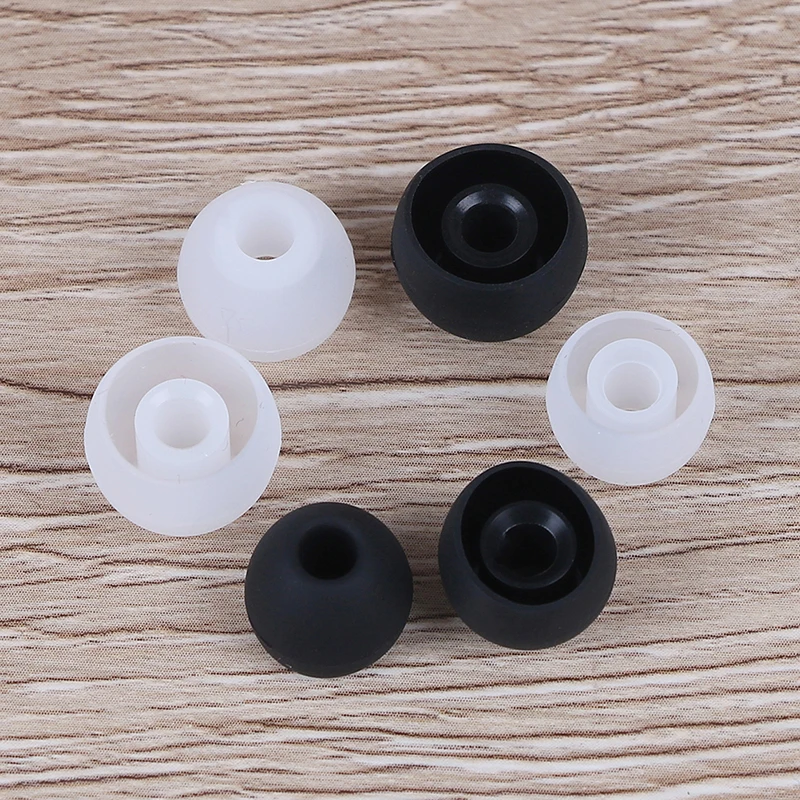 6 Pairs/2*(S+M+L) Universal In-ear Earphone Case Headphoe Earbuds Replacement Silicone Rubber Headphone Accessories