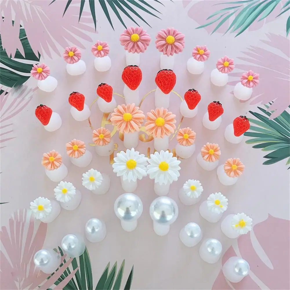 8Pcs/SET Toe Silicone Separator Nail Art DIY Tool Pedicure Flower Waterdrop Crystal Diamond Pearl Separator Foot Care Tools