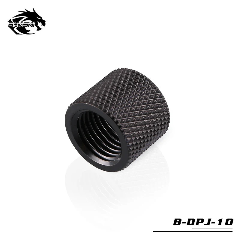 BYKSKI G1/4'' to G1/4'' Extender 15mm Fitting Adapter Water Cooling Adaptors Female to Female Double-sided Thread B-DPJ-10