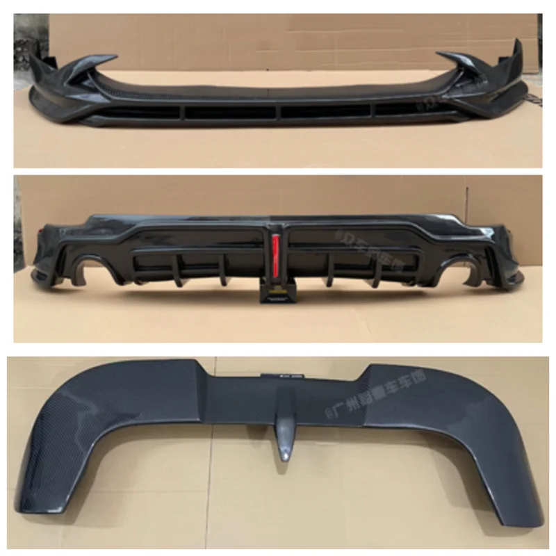 For Mazda CX5 CX-5 2022-2024 High Quality ABS Bright Black Bumper Front Lip Rear Diffuser Side Skirt Spoiler Exhaust Body Kit